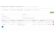 Модуль Управление скидками и наценками для Opencart 2 